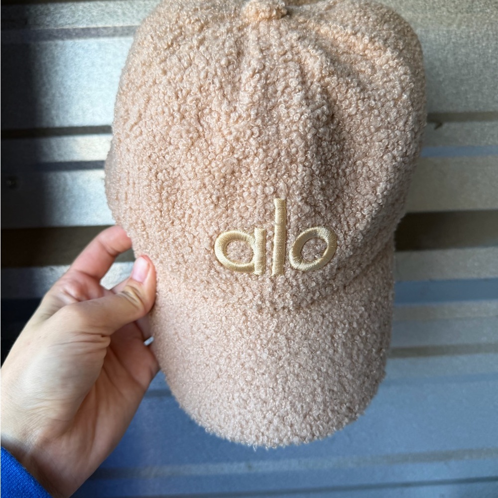 ALO Yoga Beige Fleece Hat